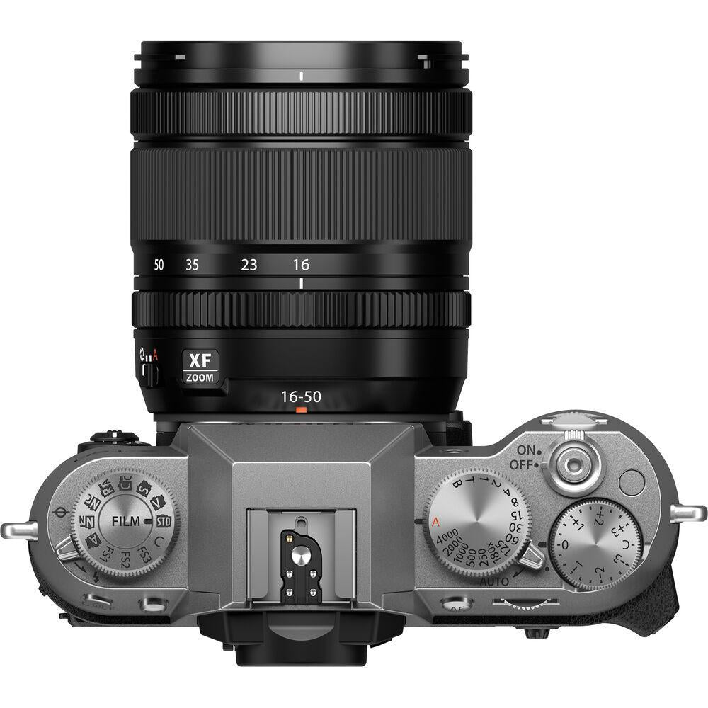 FUJIFILM X-T50 Mirrorless Camera with 16-50mm f/2.8-4 Lens (Silver)