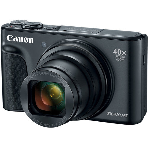 Canon PowerShot SX740 HS Digital Camera 20mp, 4K (Black)