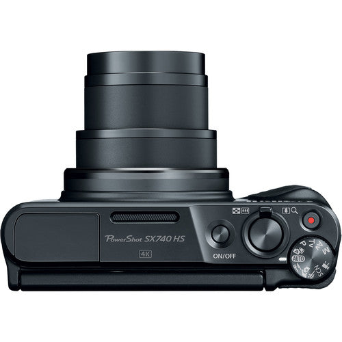 Canon PowerShot SX740 HS Digital Camera 20mp, 4K (Black)