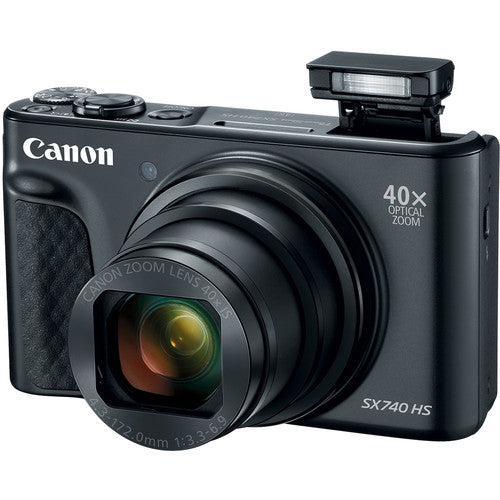 Canon PowerShot SX740 HS Digital Camera 20mp, 4K (Black)