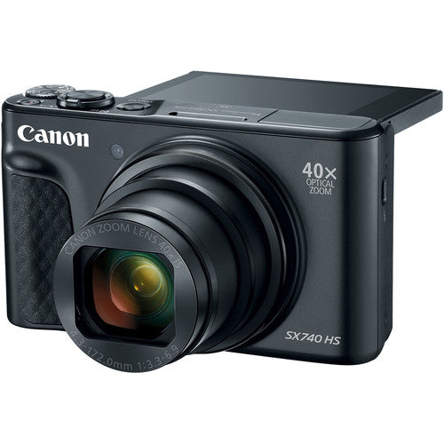 Canon PowerShot SX740 HS Digital Camera 20mp, 4K (Black)