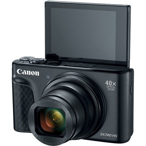 Canon PowerShot SX740 HS Digital Camera 20mp, 4K (Black)