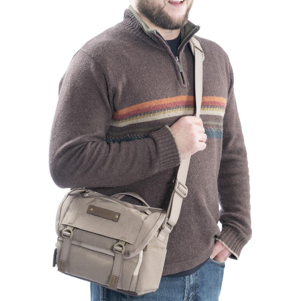 Vanguard VEO RANGE 21M Small Messenger Camera Bag (Tan)