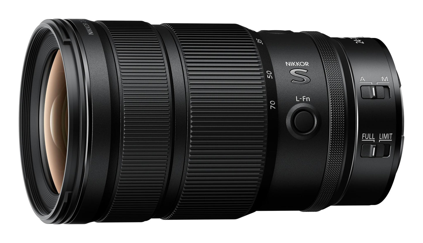 NIKKOR Z 24-70mm f/2.8 S II internal zoom professional lens NEW! est ship date: Sept 17, 2025