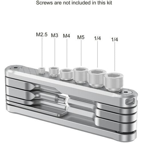 SmallRig AAK2213D Foldable Multi-Tool (Silver)