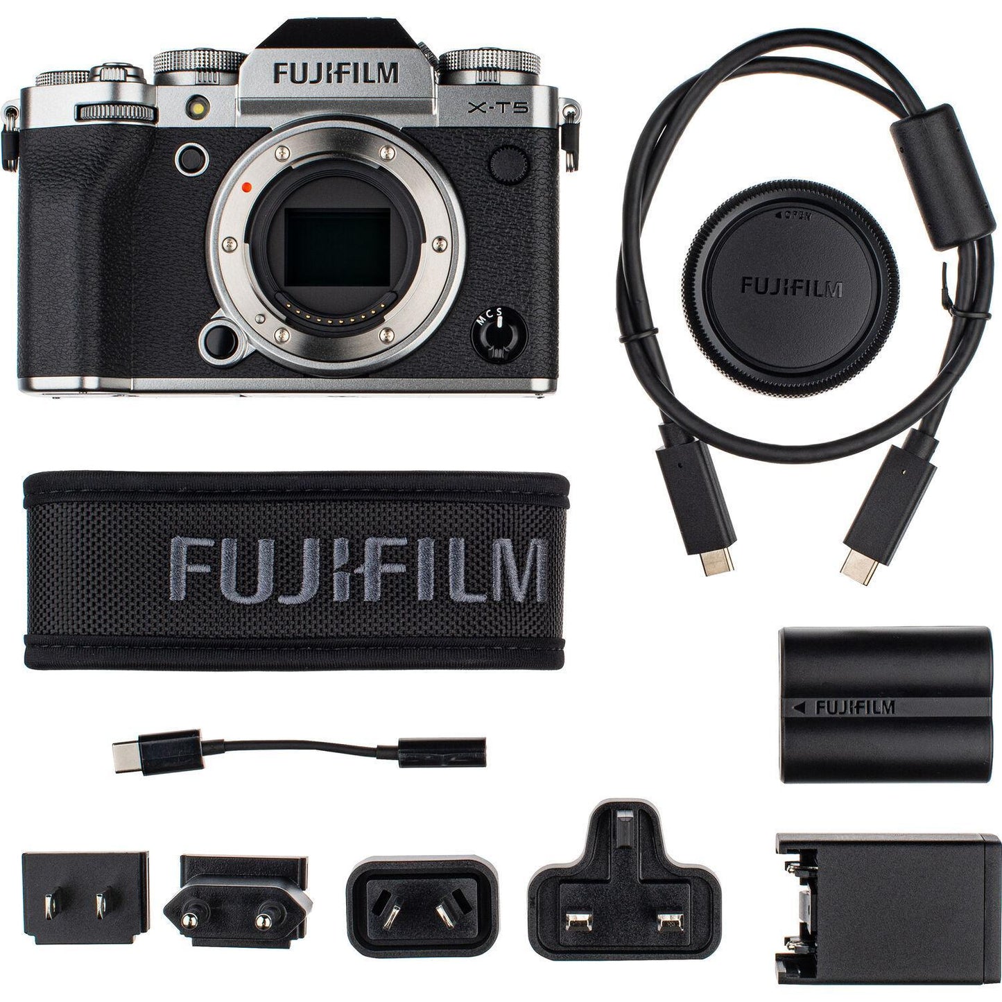 FUJIFILM X-T5 Mirrorless Camera (Silver) body only no lens