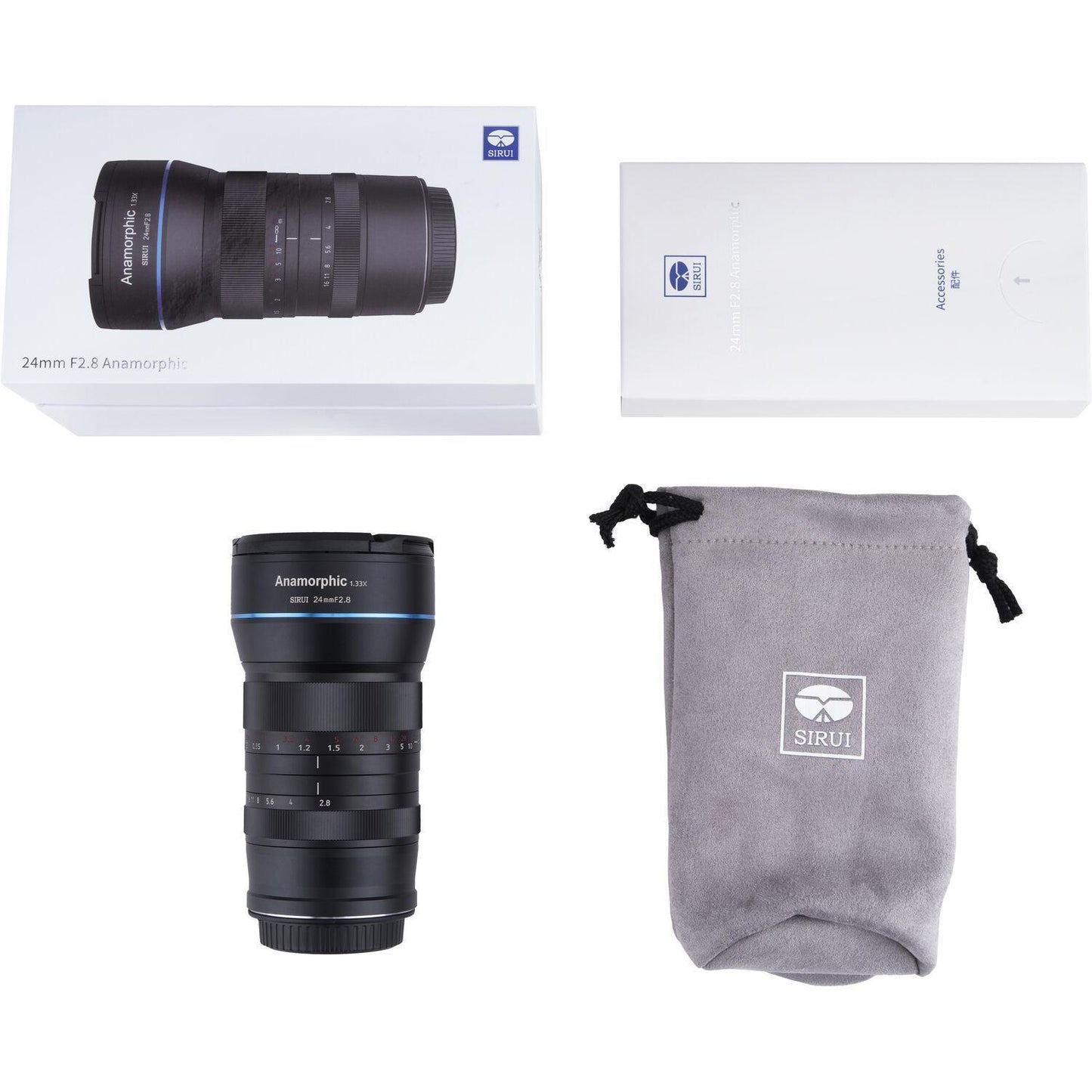 Sirui 24mm f/2.8 Anamorphic 1.33x Lens (E Mount)