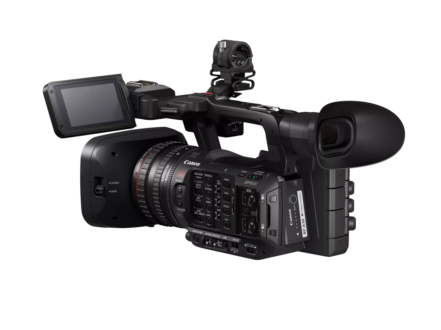 Canon XF605 UHD 4K HDR Pro Camcorder
