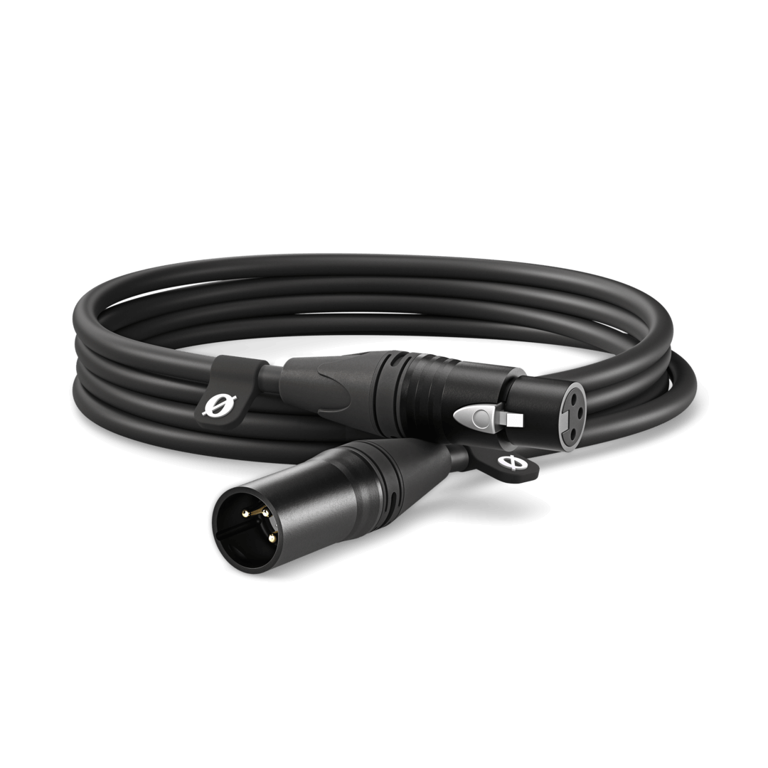 RODE XLR Male to XLR Female Cable (Black, 3M / 9.8')