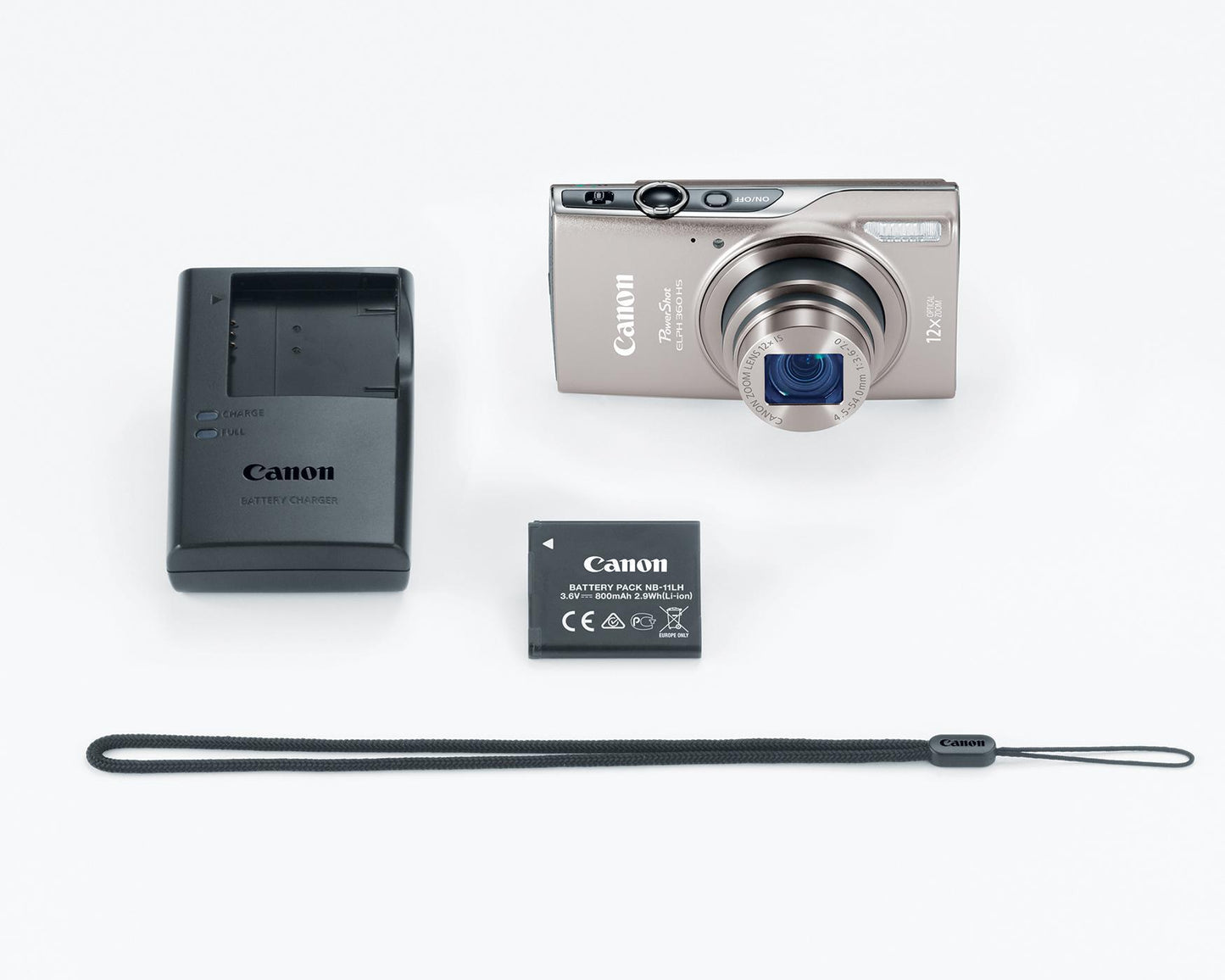 Canon PowerShot ELPH 360 HS A Digital Camera (Silver)