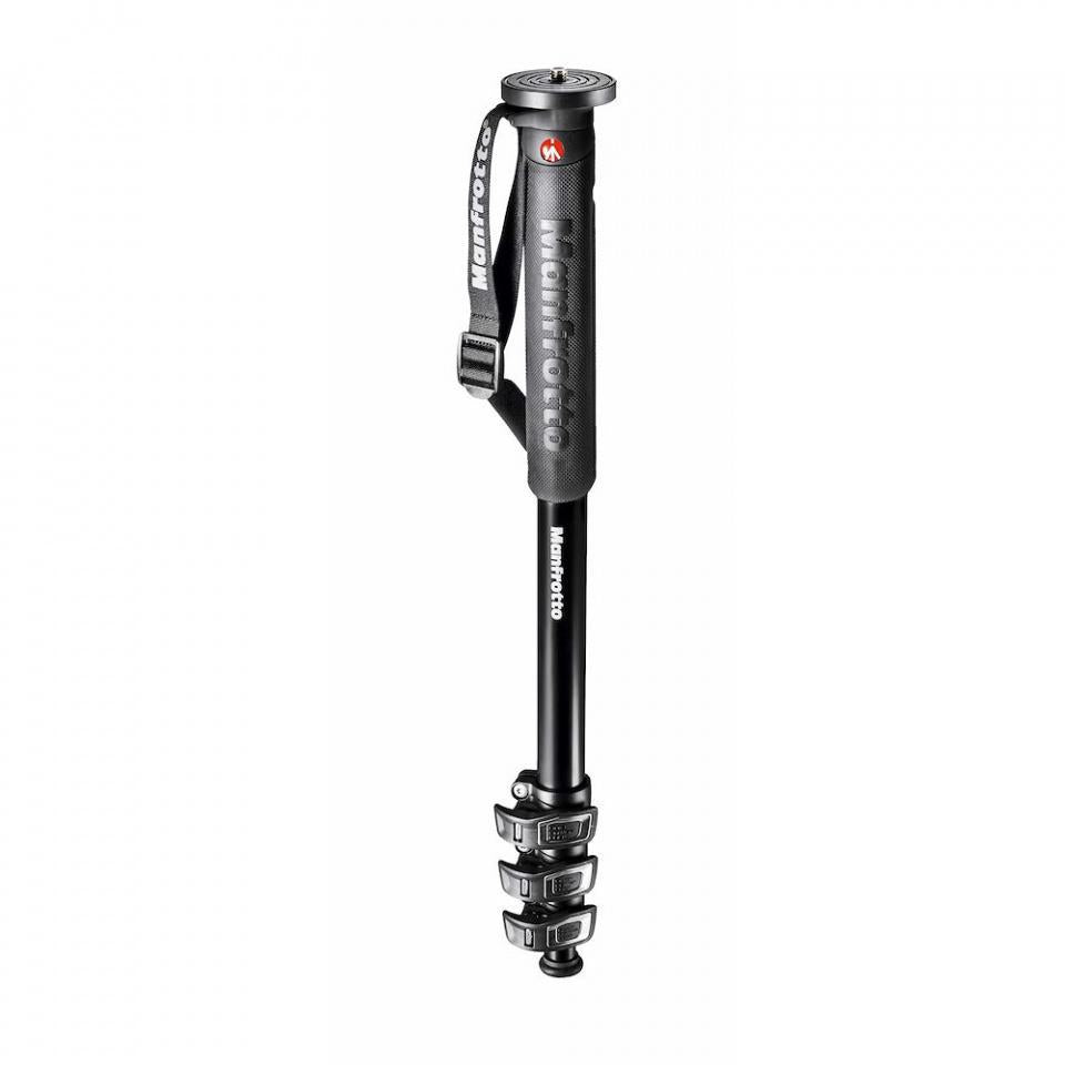 Manfrotto XPRO Monopod+ Four-Section Aluminum Photo Monopod MPMXPROA4US