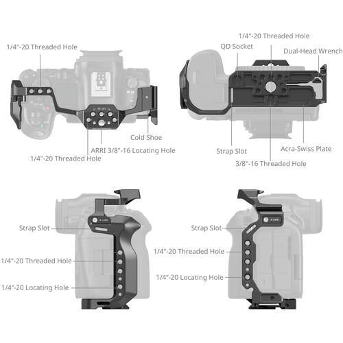 SmallRig Camera Cage for Canon EOS R5 Mark II