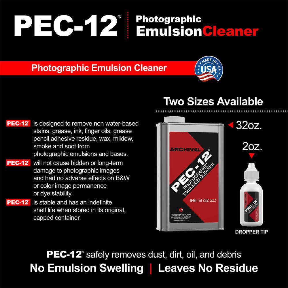 Photographic Solutions PEC-12 Photographic Emulsion Cleaner (2 oz Bottle)
