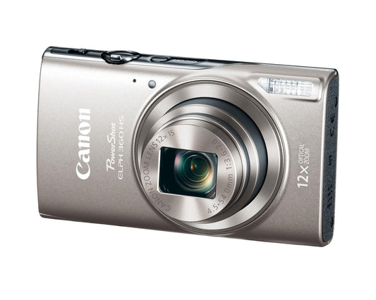 Canon PowerShot ELPH 360 HS A Digital Camera (Silver)