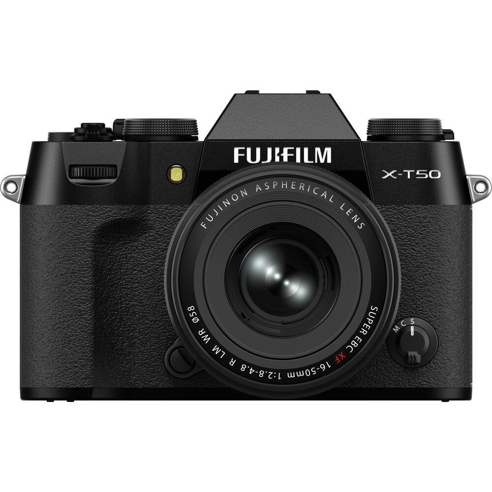 FUJIFILM X-T50 Mirrorless Camera with 16-50mm f/2.8-4 Lens (Black)