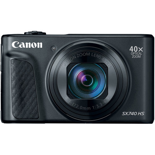 Canon PowerShot SX740 HS Digital Camera 20mp, 4K (Black)