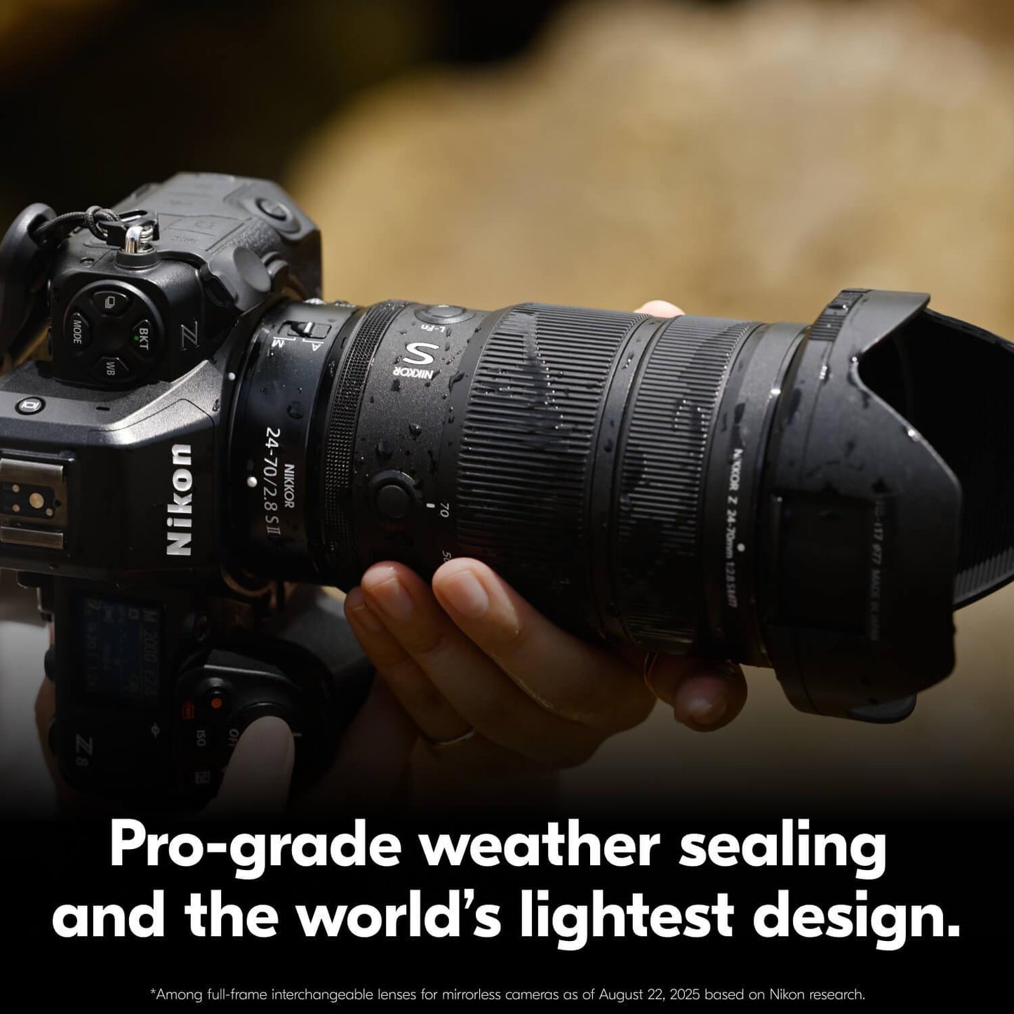 NIKKOR Z 24-70mm f/2.8 S II internal zoom professional lens NEW! est ship date: Sept 17, 2025