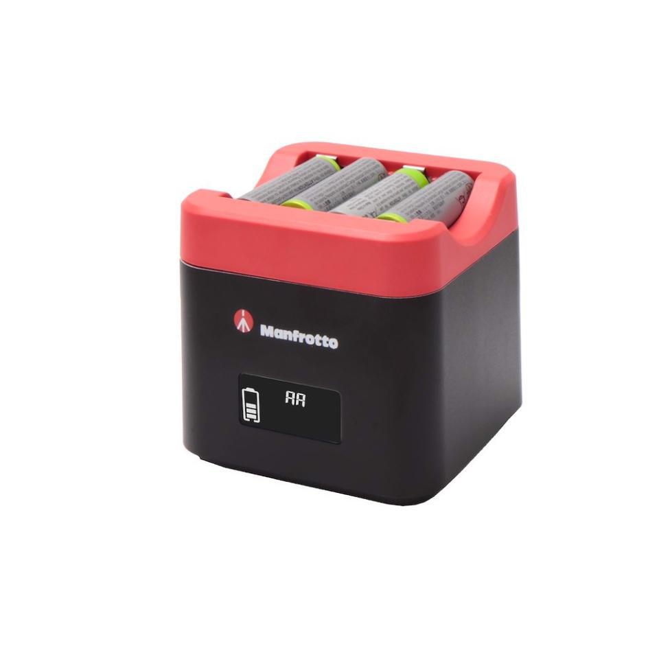 Manfrotto ProCUBE 3 Professional Twin Charger for Canon LP-E6, LP-E6N, LP-E6NH, LP-E8, and LP-E17 Batteries