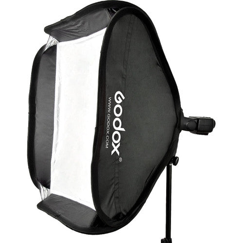 Godox S-Type Bowens Mount Flash Bracket with Softbox Kit (31.5 x 31.5")