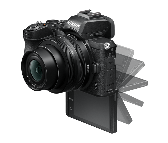 Nikon Z50 Mirrorless Digital Camera with 16-50mm & 50-250mm Lenses