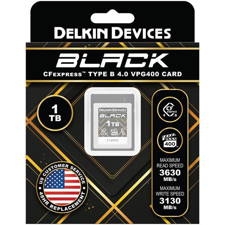 Delkin Devices BLACK 1TB CFexpress™ Type B 4.0 VPG400 Memory Card