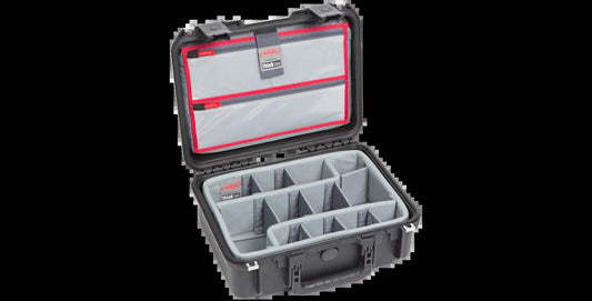 SKB iSeries 1510-6 Case with Think Tank Photo Dividers & Lid Organizer (Black)