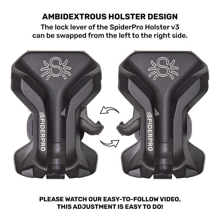 Spider Camera Holster SpiderPro Holster V3 with Standard Clip