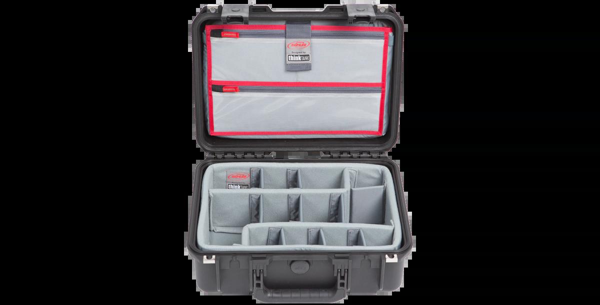 SKB iSeries 1510-6 Case with Think Tank Photo Dividers & Lid Organizer (Black)