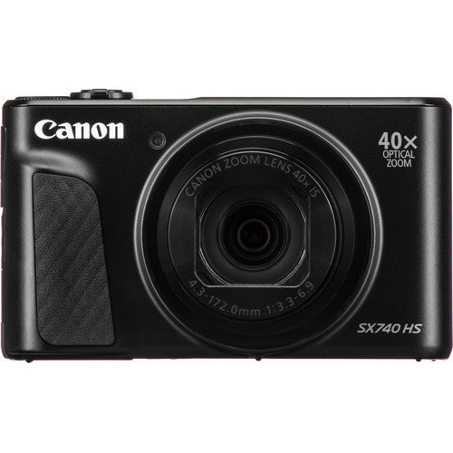Canon PowerShot SX740 HS Digital Camera 20mp, 4K (Black)