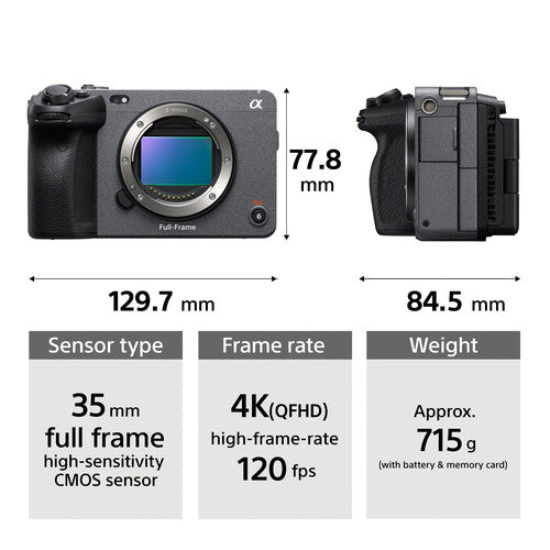 Sony FX3 Full-Frame Cinema Camera