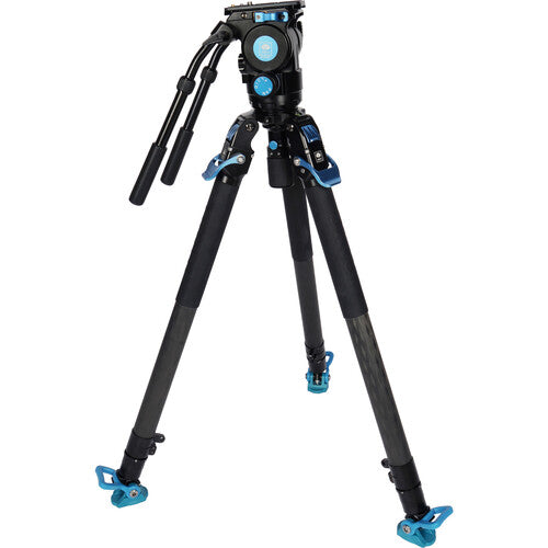 Sirui SVT75 Lite Rapid System One-Step Release Video Tripod with SVH15 Video Fluid Head Kit