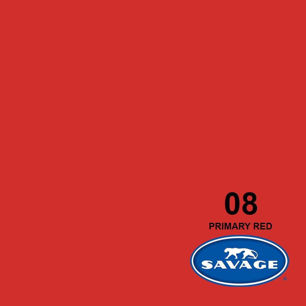 Savage PRIMARY RED 86" Background Paper