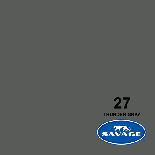 Savage THUNDER GREY 107" Background Paper