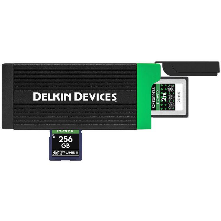 Delkin CFExpress Type B & SD UHS-II Reader