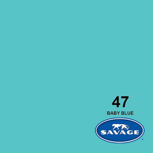 Savage Baby Blue 107"  Background Paper
