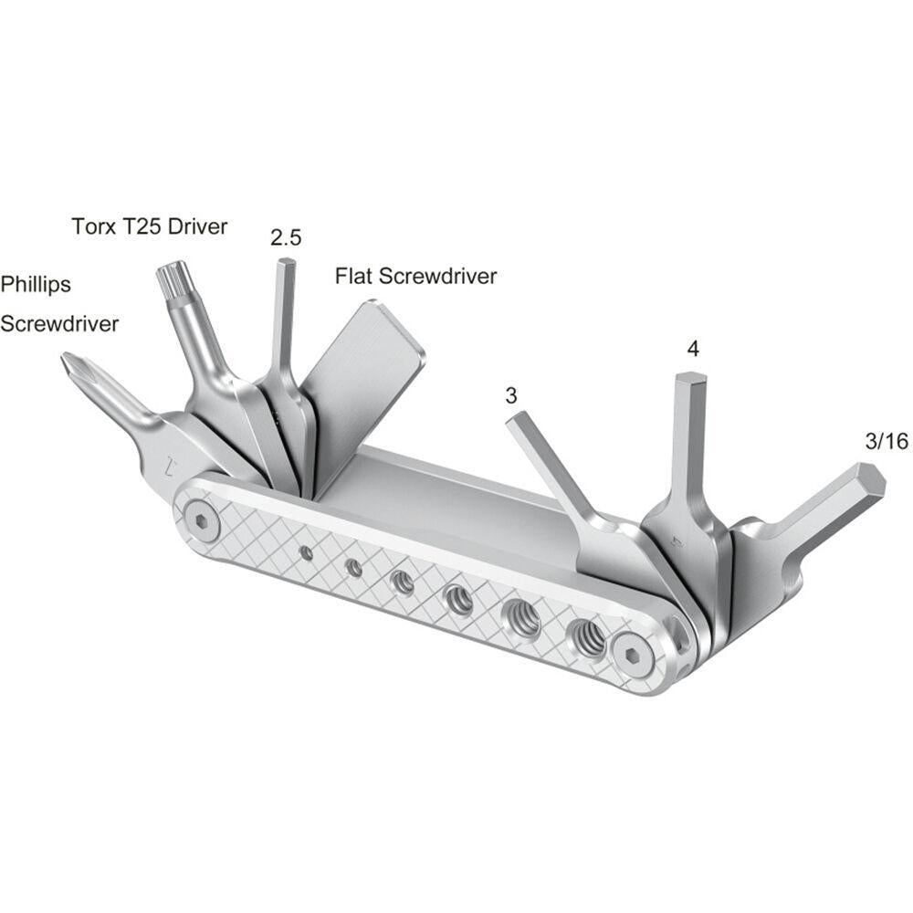 SmallRig AAK2213D Foldable Multi-Tool (Silver)