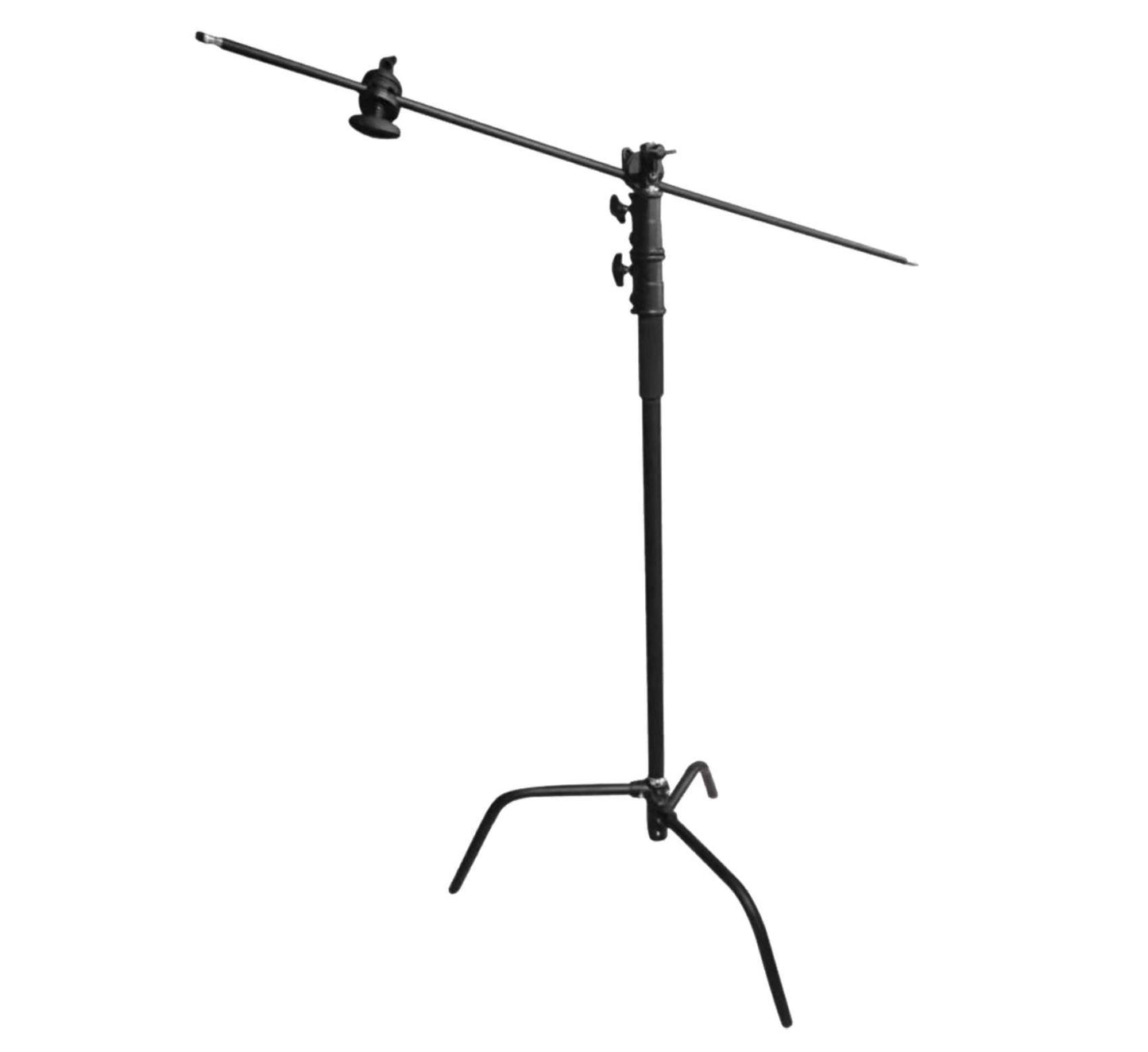 Zuma 10ft C Stand with Boom Arm and Turtle Base (BLACK)