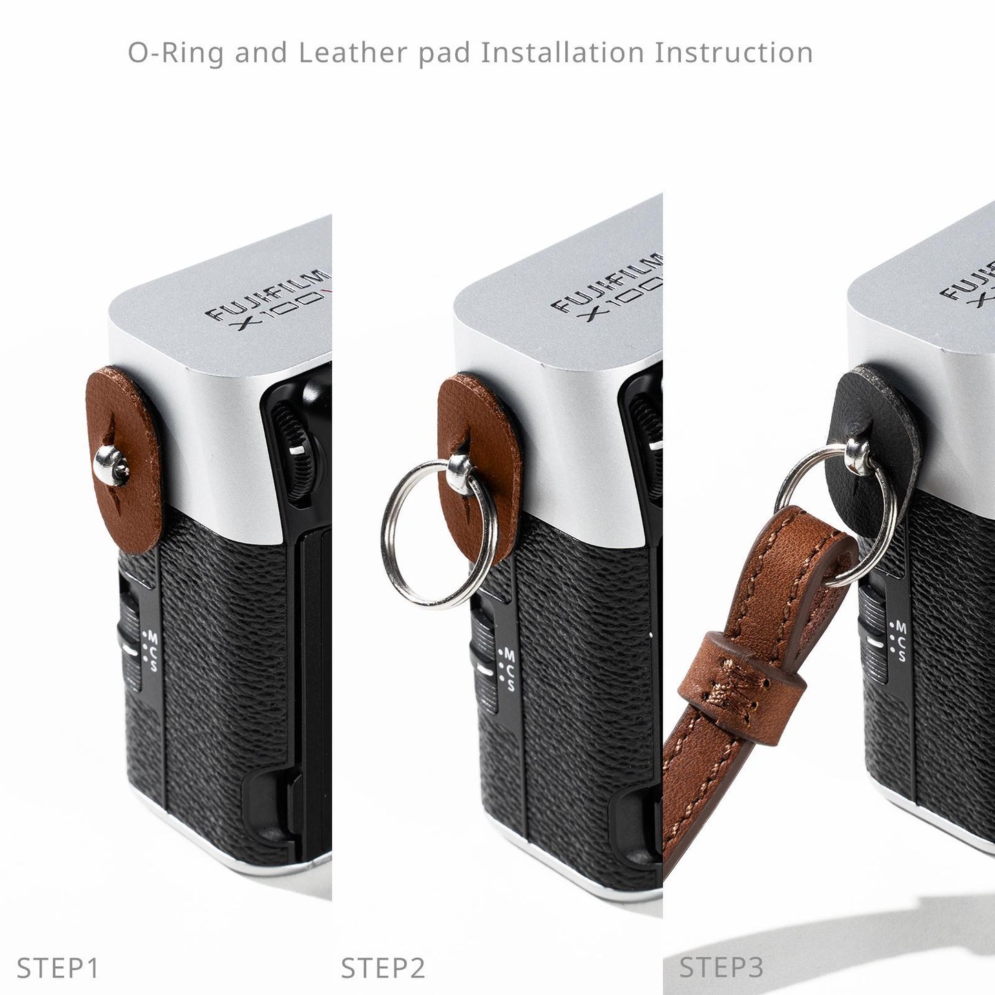 SmallRig Universal Leather Camera Shoulder Strap (Brown) #5209