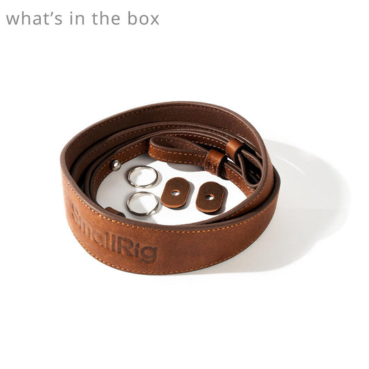 SmallRig Universal Leather Camera Shoulder Strap (Brown) #5209