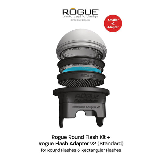 Rogue Photographic Design Design Round Flash Kit + Flash Adapter V2 (Standard)