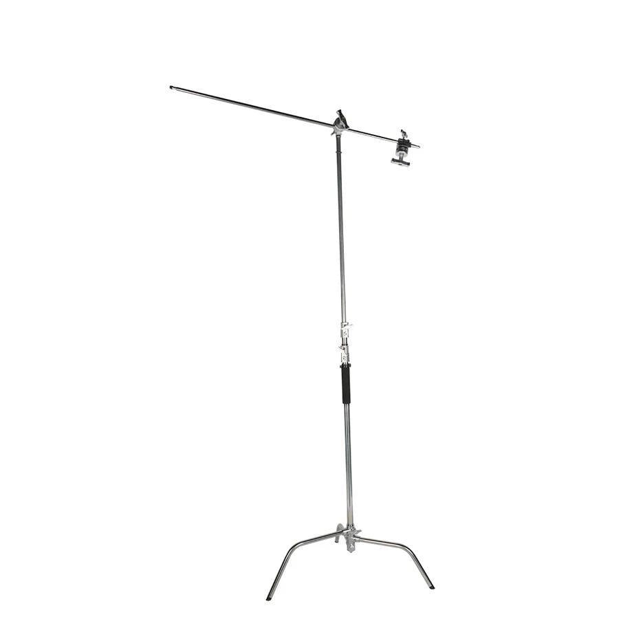 Sirui C-STAND-02 C-Stand with Boom Arm, Casters, and Sandbag (Chrome)