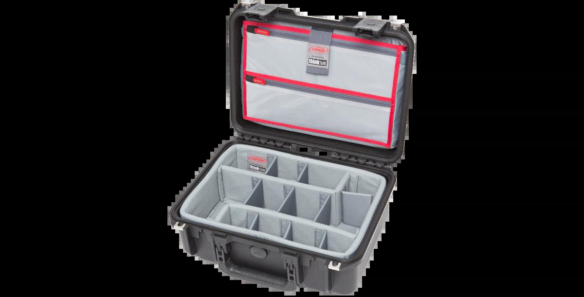 SKB iSeries 1510-6 Case with Think Tank Photo Dividers & Lid Organizer (Black)