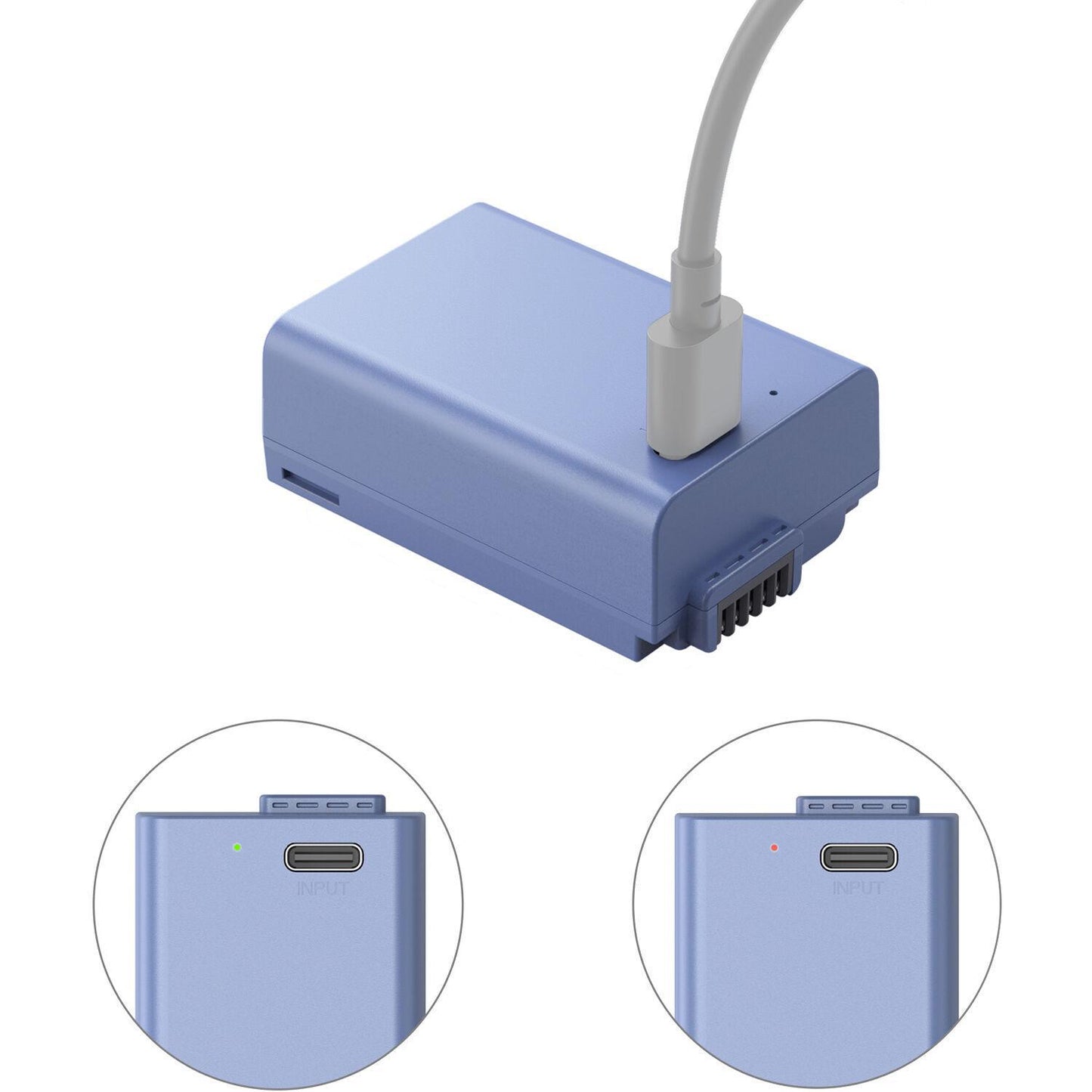 SmallRig NP-EL25 USB-C Battery (1250mAh, Blue)