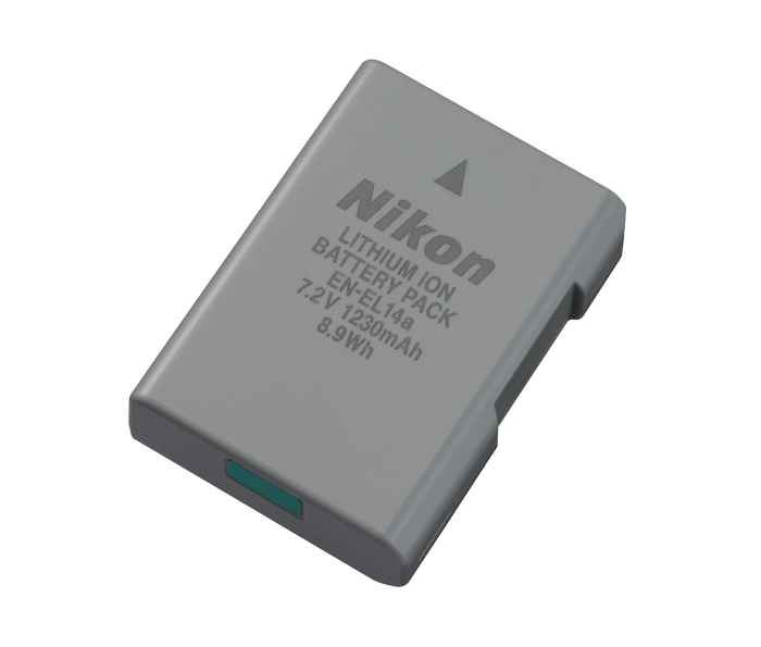 Nikon EN-EL14a Rechargeable Lithium-Ion Battery (7.2V, 1230mAh)