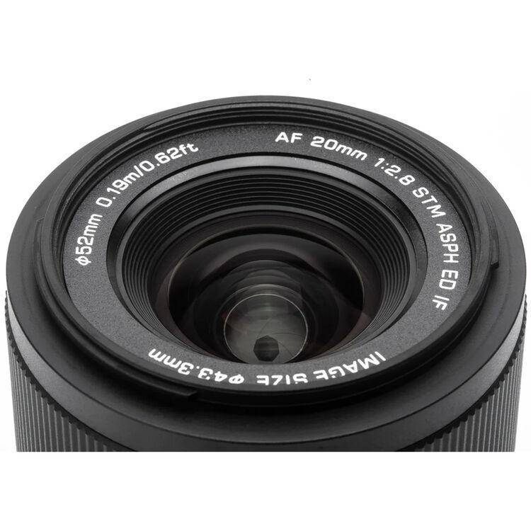 Viltrox AF 20mm F2.8 Air Full-Frame Lens for Sony E-Mount