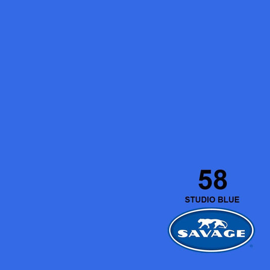 Savage STUDIO BLUE 107" Background Paper