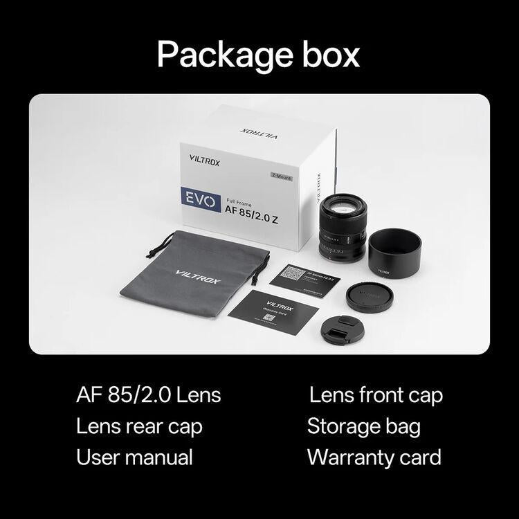 Viltrox AF 85mm f/2.0 Z EVO Lens (Nikon Z)