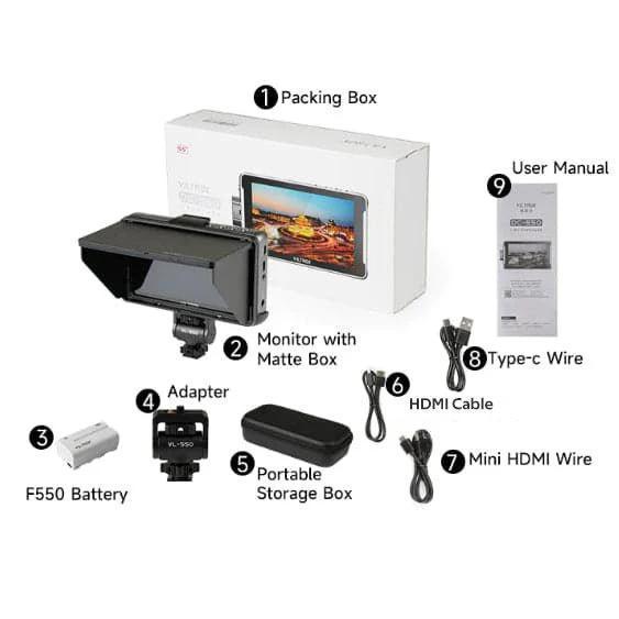 Viltrox DC-550 PRO 5.5" Touchscreen HD Monitor