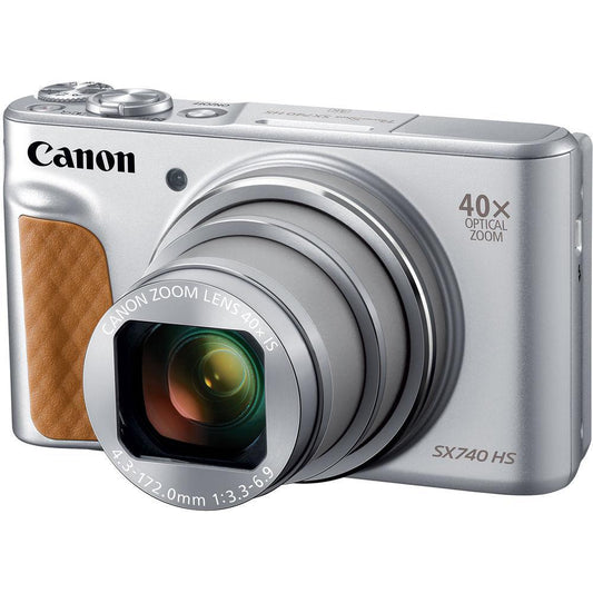 Canon Powershot SX740 HS 20mp 4K Digital Camera (silver)