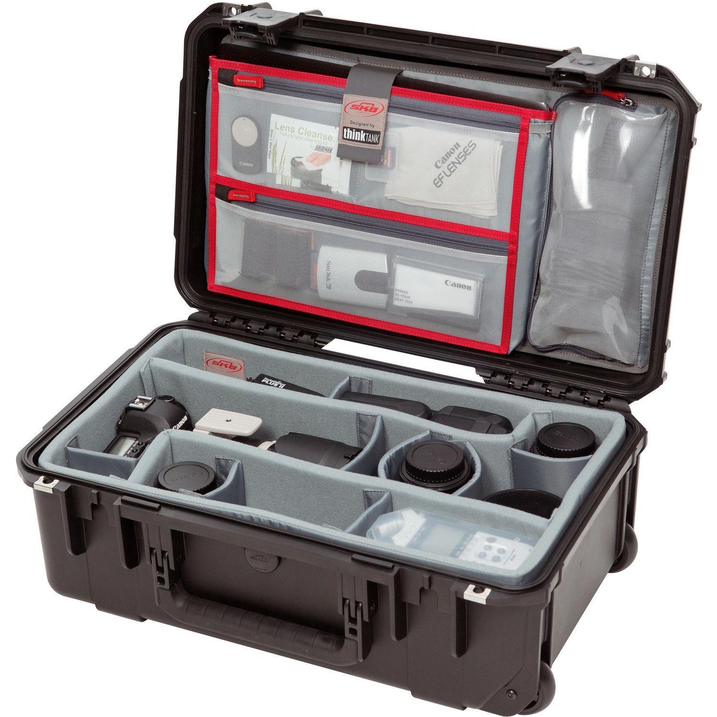 SKB iSeries 2011-7 Case with Think Tank Photo Dividers & Lid Organizer (Black)